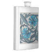 blauw antiek bloemenkunst ambachten rustiek flacon (Rechts)