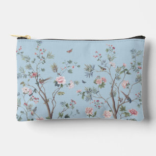 Blauw antiek bloempatroon etui