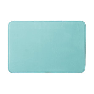 Blauw aqua effen kleur badmat
