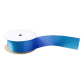 Blauw Aqua Ombre-verloop Lint (Spoel)