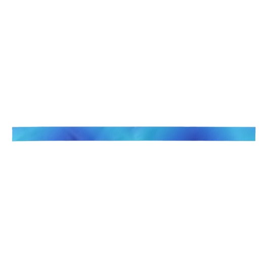 Blauw Aqua Ombre-verloop Lint (Voorkant)