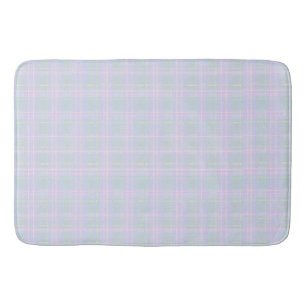 Blauw Aqua Praire Plaid Badmat