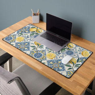 Blauw Aquarel Citroen Bureaumat