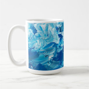 Blauw Aquarel Koffiekopje Koffiemok