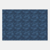 Blauw Aquarel Trio Inpakpapier Vel (Voorkant)