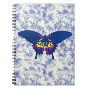 Blauw Artsy Butterfly  Style Spiral Notitieboek