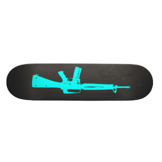 Blauw askapsel skateboard