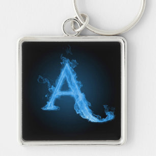 Blauw atheïst A Sleutelhanger