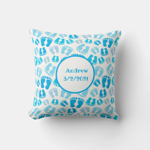 Blauw Baby Boy Baby shower Nieuw Babycadeau Kussen