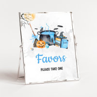 Blauw Baby is Brouwend Heksen Favorieten Bord