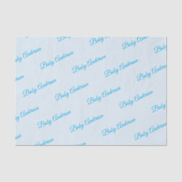  blauw Baby shower weefselpapier Tissuepapier