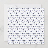 Blauw Baby Wieg Kaart (Achterkant)