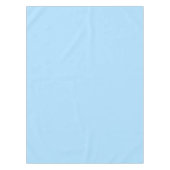 Blauw, babyblauwe douche tafelkleed (Voorkant)