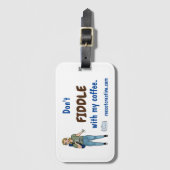 Blauw Bagagelabel (Voorkant (verticaal))