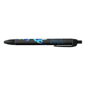 Blauw balletpapier — speciaal aangepast zwarte inkt pen (Bodem)