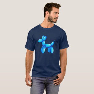 Blauw Ballondier Hond T-shirt