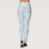 Blauw ballonpatroon leggings (Achterkant)