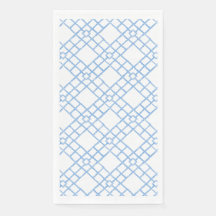 Blauw Bamboe Lattice Papier