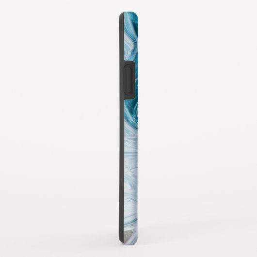 Blauw Beach Waves Abstract ontwerp Case-Mate iPhone Case (Achterkant/rechts)