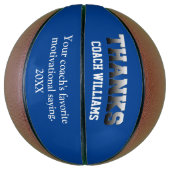 Blauw bedankt Coach Keepomwille Basketbal (Verticaal)
