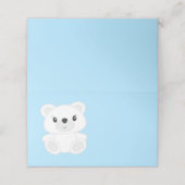 Blauw Beer Baby shower (Buitenkant ongevouwen)