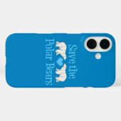blauw Beer Case-Mate iPhone Case (Achterkant (horizontaal))