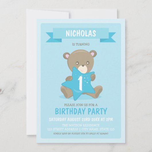 Blauw Beer Elke leeftijd of eerste uitnodiging tot (Voorkant)