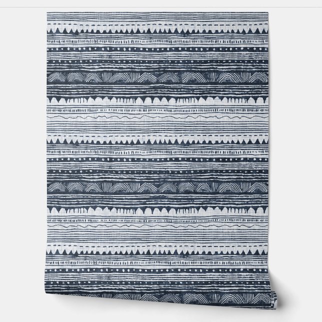 Blauw Behang (Afrollen)