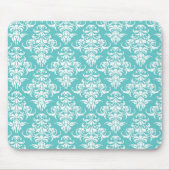 Blauw behangpatroon van vouw muismat (Voorkant)