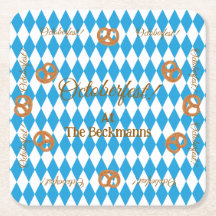 Blauw Beiers Oktoberfest Pretzels PERSONALISEREN