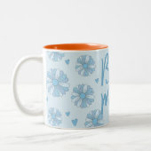 Blauw Beste Moeder Ooit Moederdag Mok (Links)