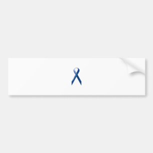 Blauw bewustzijnslint bumpersticker