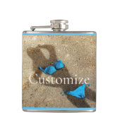 Blauw Bikini Strand Zand Thunder_Cove Heupfles (Voorkant)