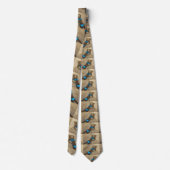 Blauw Bikini Strand Zand Thunder_Cove Stropdas (Achterkant)