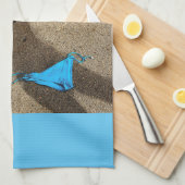 Blauw Bikini Strand Zand Thunder_Cove Theedoek (Quarter Fold)