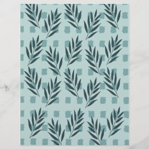 Blauw blad ruitjespapier