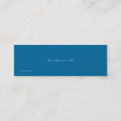 blauw bladwijzer visitekaartjes (Achterkant)