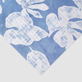 Blauw blauw blauw Oerwoud met blauw blauw en wit Tissuepapier (Detail)