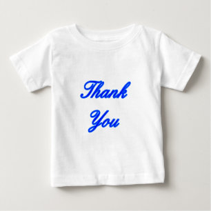 Blauw Blauw Dank U Ontwerp het MUSEUM Zazzle Gifts