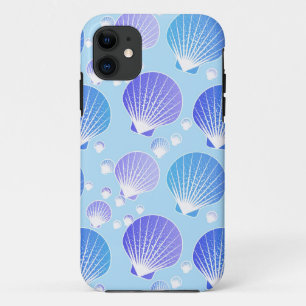 blauw blauw en lavenblauw; bleek blauw iPhone 11 hoesje