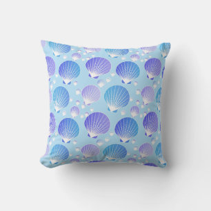 blauw blauw en lavenblauw; bleek blauw kussen
