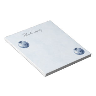 Blauw Blauwe Bosbessen Fruit Notitieblok