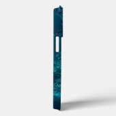 Blauw Blauwgroen acrylveeg Abstract vloeibaar Case-Mate iPhone Case (Achterkant / Rechts)