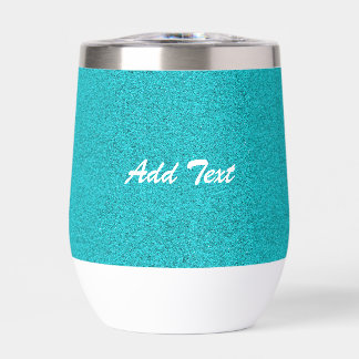 Blauw Blauwgroen Glitter Voeg tekst toe Gepersonal