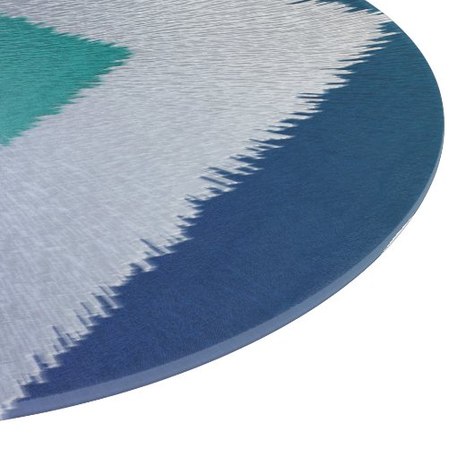 Blauw blauwgroen grijs ex pastel snijplank (Hoek)