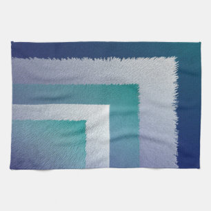 Blauw blauwgroen grijs ex pastel theedoek