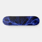Blauw bliksembord skateboard (Horizontaal)