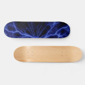 Blauw bliksembord skateboard (Horizontaal)