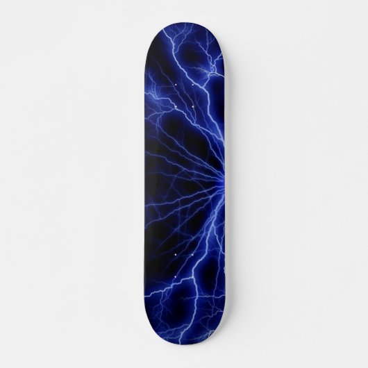 Blauw bliksembord skateboard (Voorkant)