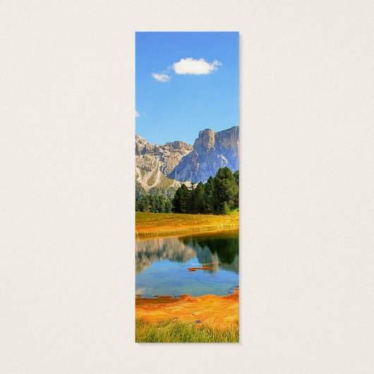 Blauw bloemig Elegant Spiritueel Bijbelvers Mini Visitekaartjes (Achterkant)